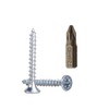 Marcopol Wood Screws, 4.0 x 25 mm, Pack of 500,