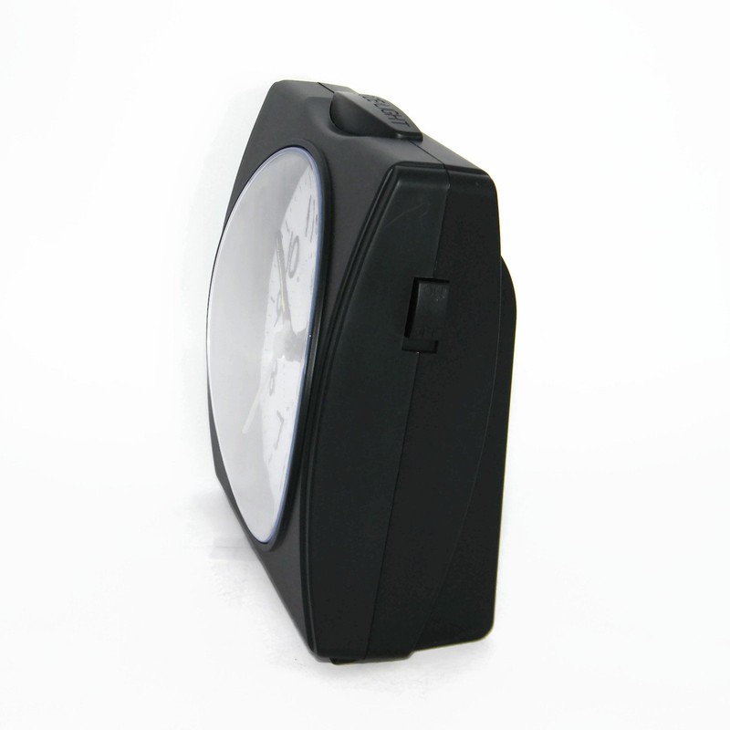 Magic Großer XXL Funkwecker Licht Snooze DCF77 Schwarz Analog -