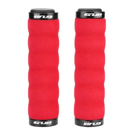 Handlebar Grips Sponge, Bicycle Grips White Foam, Grips, Bicycle Grips Soft Red, Bicycle Grips, Bicycle Handlebar Grips Non-Slip Sponge Handlebar Grips Eric Grips for Mounta