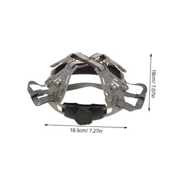 Operitacx Helmfutter Ersatz für den Beruhigungsmittel Liner Aufhängung für Sicherheitshut Sicherheitshelm-Innenfutter Schutzhelm-Innenfutter Verstellbarer Helmeinsatz Schutzhelmeinlagen Grey