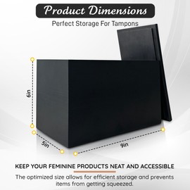 Bamboo Organizer Box – Product Organizer Box with Tray Top – Natural Bamboo Wood Box with Removable Divider – Multipurpose Storage Box with Lid