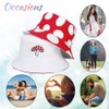 Gadfary - Gorro reversible para mujer, gorro de pescador de
