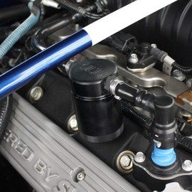 JLT Performance 3012P-B Oil Separator 3.0 Passenger Side, Black Anodized 2007-14 Shelby Mustang GT500