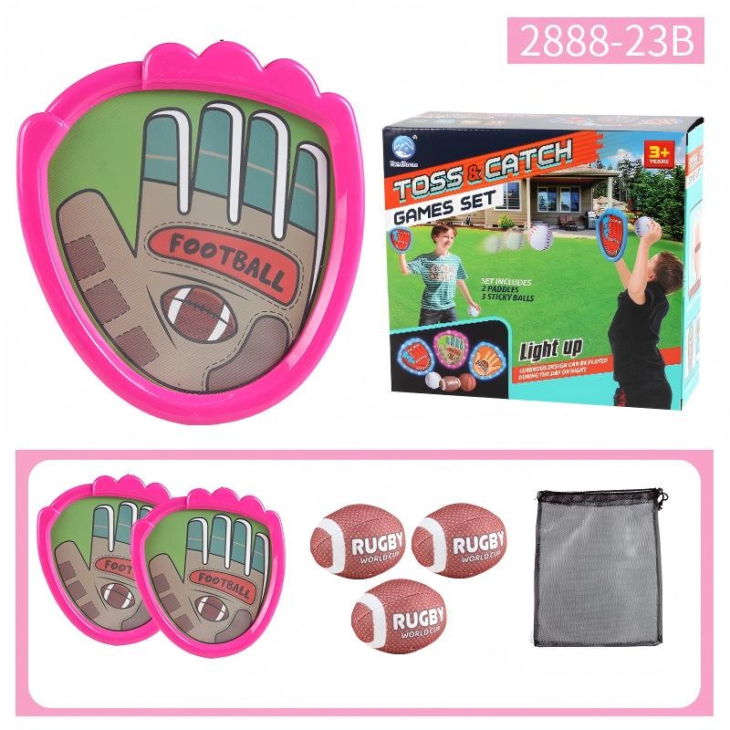 Kids Velcro Paddle Ball Set for Outdoor Play – Sticky