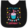 inktastic Colorful Cupcake and Confetti Girls 1st Birthday Newborn Bib