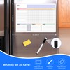 Habit Tracker Calendar Magnetic Whiteboard for Refrigerator Daily Weekly and