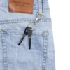 Portable Screwdriver Keychain, Multi-Function Set Keychain Including Flat Head Screwdriver