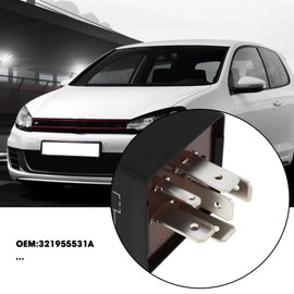 ECSiNG 6 Pin Interval Wiper Relay 321955531A Compatible with Golf Mk1 1977-1983 Compatible with Jetta 1979-1992