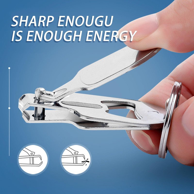 Toe Nail Clippers Thick Nails, Slanted Nail Clippers for Ingrown