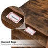 HOOBRO Countertop Mail Sorter Organizer, Wooden Literature Organizer, Student Mailbox
