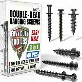 laffeya Bear Claw Picture Hangers, Multi-Purpose Double-Headed Screws
