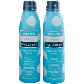 Trader Joe's Nourish Spray Sunscreen SPF 50+ Broad Spectrum (2-Pack)