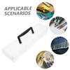 TEHAUX Multi Purpose Tool Organizer with Transparent Lid Portable Storage