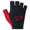Daiwa 25DG-6525 Absorbent Quick-Drying Gloves, 5-Piece Cut, Black, XS