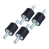 M6 Rubber Mount,4pcs M6 Anti-Vibration Rubber Isolator Mounts Air Compressor