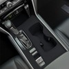 2Pcs Gear Shift Frame Console Panel Trims Cover Cup Holder