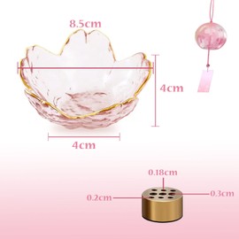 Incense Holder for Buddhist Altar, Incense Burner, Incense Burner, Calming for Buddhist Altar, Japanese Style, Study, Meditation, Sleeping, Incense Plate, Healing Relaxation (gold)