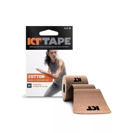 KT Tape Cotton Elastic Kinesiology Athletic Tape 20 Count 10” Precut Strips