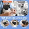 BARKLESS Cat Calming Muzzle for Grooming & Nail Trimming, Oxford
