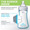 Chicco Duo 9oz. Hybrid Baby Bottle with Invinci-Glass Inside and