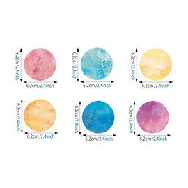 HOTIYOK Wall Stickers, Stylish, Watercolor, Boho Polka Dots, 52 pcs, Diy Wallpaper, Wall Stickers, Removable Wallpaper, For Boys, Girls, Bedroom, Children, Room, Infants, Wall Paper, Art, Kindergarten, Nursery, Removable, Wall Sticker, Decorative, Stylis