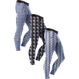 AMERICAN HEAVEN Men's Base Layer/Athletic/Running Tights/Leggings-Soft Thermal Bottoms| Multi Packs