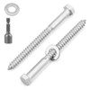 10 Sets 5/16 x 4 Stainless Steel Hex Head Lag