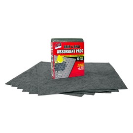 Oil Eater Drip & Spill Universal Pads - Absorbs Liquids | Soaks Oil, Grease, Coolant and Water-Based Fluids - Car, Truck, RV, Motorcycle and Tools - 6 Pack,Grey,15" x 18",AOA-BPL006-GREY