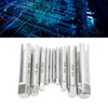 10Pcs Screw Tap Extractor Set Quenched Alloy Steel Broken Screw