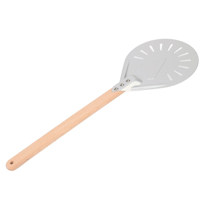 Round Pizza Spatula with 41cm Removable Wood Handle AntiScalding NonSlip