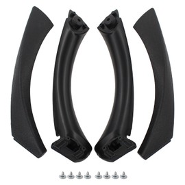 Interior Door Handle Cover Door Handle Cover Door Opener Holder Inner Handle Trim Interior Door Lever Armrest Door Handle Holder Door Inner Handle Black Left and Right for 3 Series E90 E91 E92 E93