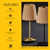Adesso Cordless Table Lamp with 3-Level Touch Dimmer & Built-in