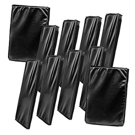 Set of 10 Black Toy Wrestling Ring Floor Mats for Wrestling Action Figures