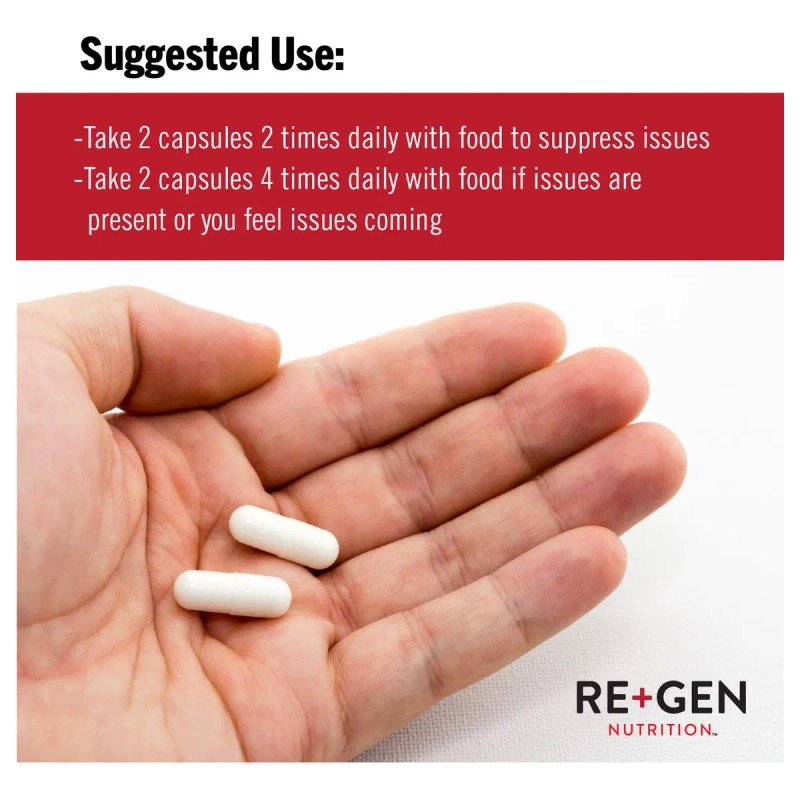 Rescue Cápsulas 120 Zinc Vitamina Lisina Orégano