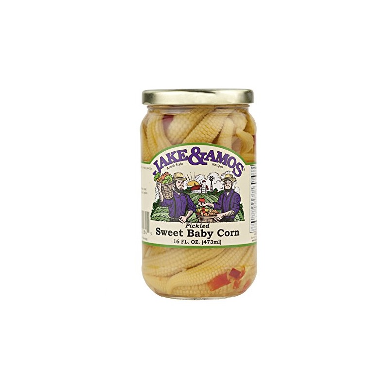Jake & Amos® Pickled Sweet Baby Corn 16 oz. (3