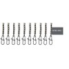 Set: 2 packs (10 pieces in total) Behr 5-fold swivel