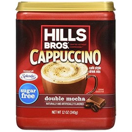 Hills Bros. Flavor Coffee Sugar-Free Double Mocha, 12 Ounce (Pack of 4)