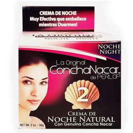 ConchaNacar De Perlop Night Cream #2. Natural Skin Moisturizer and Rejuvenator. Anti-Aging Treatment. 2 oz / 56 g. Pack of 3