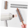 Outanaya 1Pc Wooden Cylinder Hair Styling Comb Durable Personal Hairdressing