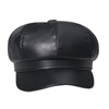 Foetest Cap Leather Hat Baseball Cao Casual Hat Sun Hat