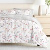 LINENS & HUTCH Bedding Bundle, Patterned Microfiber Comforter Set and