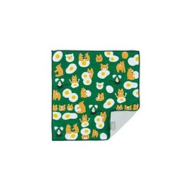 Prairie Dog +ima Towel Handkerchief, Imabari, Organic Cotton, Gentle Colors, Gift, Made in Japan, Fried Egg and Bear Approx. 9.4 x 9.4 x 0.4 inches (24 x 24 x 1 cm)