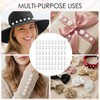 Quuztao 60 Sets Pearl Buttons for Clothes, 3 Size No
