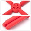 SourceTon 6 Juegos de triángulos de Silicona Plegable Antideslizante, diseño
