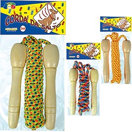 GINMAR S.R.L. UNIPERSONALE 6AEAA7A085 ROPE JUMP MULTICOL.3MT 85708 Toys, Multicoloured
