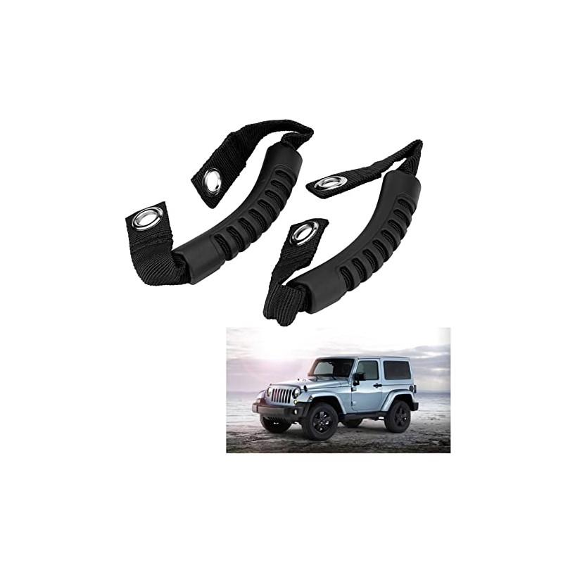 Qiilu Grab Bar for Car Headrest 2 Pieces Car Rear