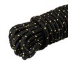 G2PLUS 20M Black Multi-functional Nylon Rope, 8MM Thick Heavy Duty