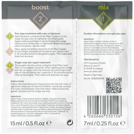 pH Plex 1 & 2 - Protection & Repair Hair Care Set | Protects Hair During Dyeing / Bleaching | Repairs Damaged Hair | Suitable for All Hair Types for an Optimal Hair Feel