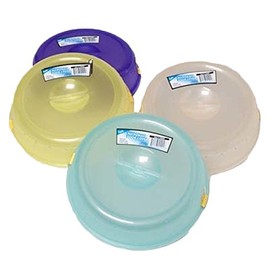 Set of 4-10" Microwave Food Covers with Vent Assorted Colors - Black Duck Brand