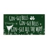 Second Ave Funny Gin-gle Bells Christmas Xmas Wooden Hanging Decoration